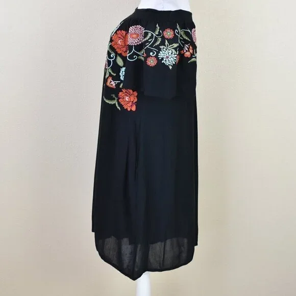 Sundance Blossom Embroidered Floral Off Shoulder Dress - XS - Picture 9 of 10